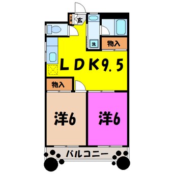 間取図 アーバンハイツ (児玉郡上里町大字神保原町)