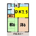 巽ハイツ（高崎市剣崎町）の間取図