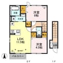エスポワールの間取図