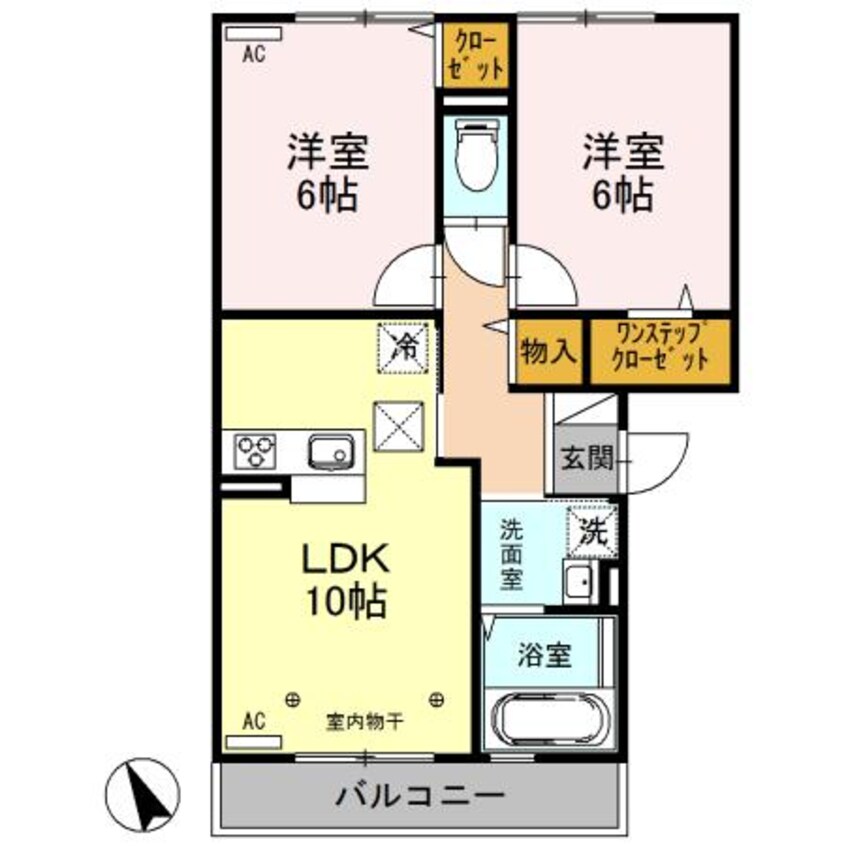 間取図 エステイトZEN　C（高崎市下之城町）