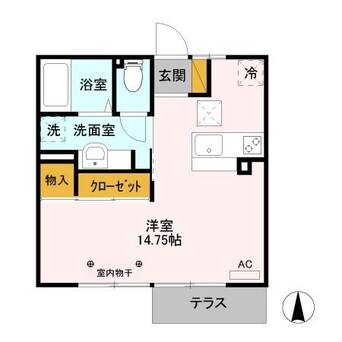 間取図 セジュール　ソフィア（高崎市貝沢町）