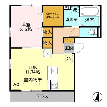 間取図 サンモール新堀（高崎市棟高町）