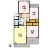 ファランドール井野 3LDKの間取り
