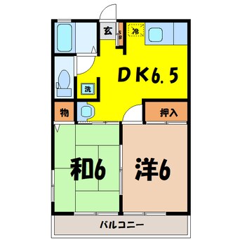 間取図 メゾンボヌール（高崎市上豊岡町）