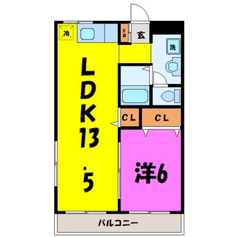 間取図 メゾンブルーム
