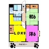 今井マンション（高崎市菅谷町） 2LDKの間取り