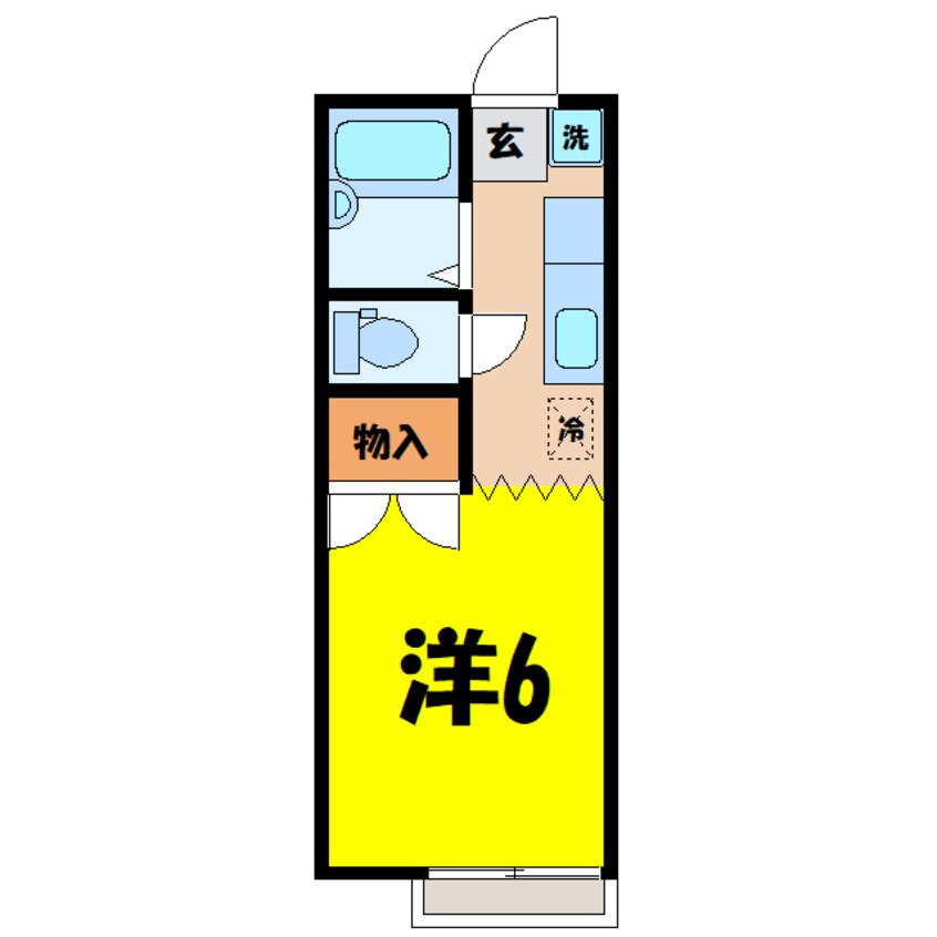 間取図 イーストフラッツ（高崎市江木町）