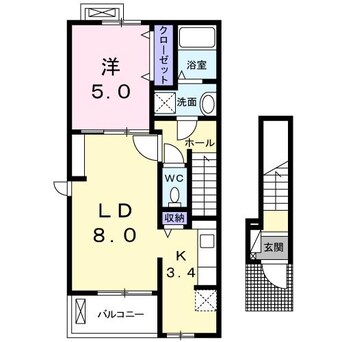 間取図 テイク　ファイブ（高崎市井野町）