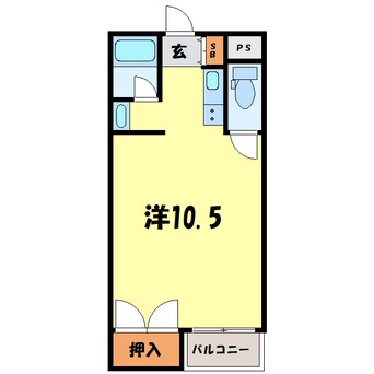 間取図 クオリティハイツ稲荷町