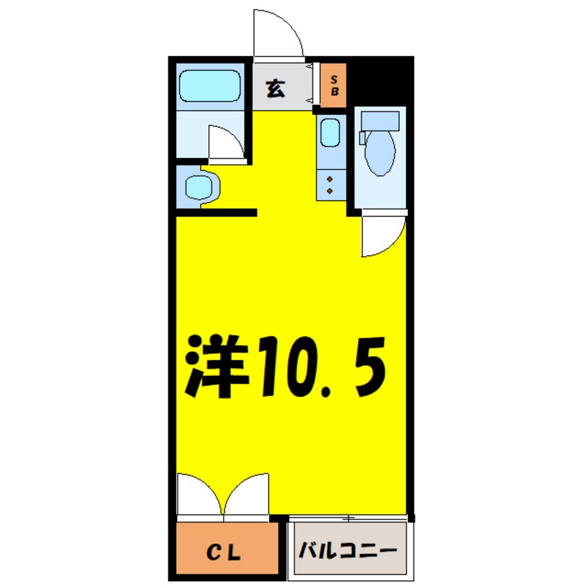 間取図 クオリティハイツ稲荷町（高崎市稲荷町）
