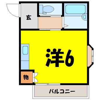 間取図 クレアールマンション（藤岡市上栗須）