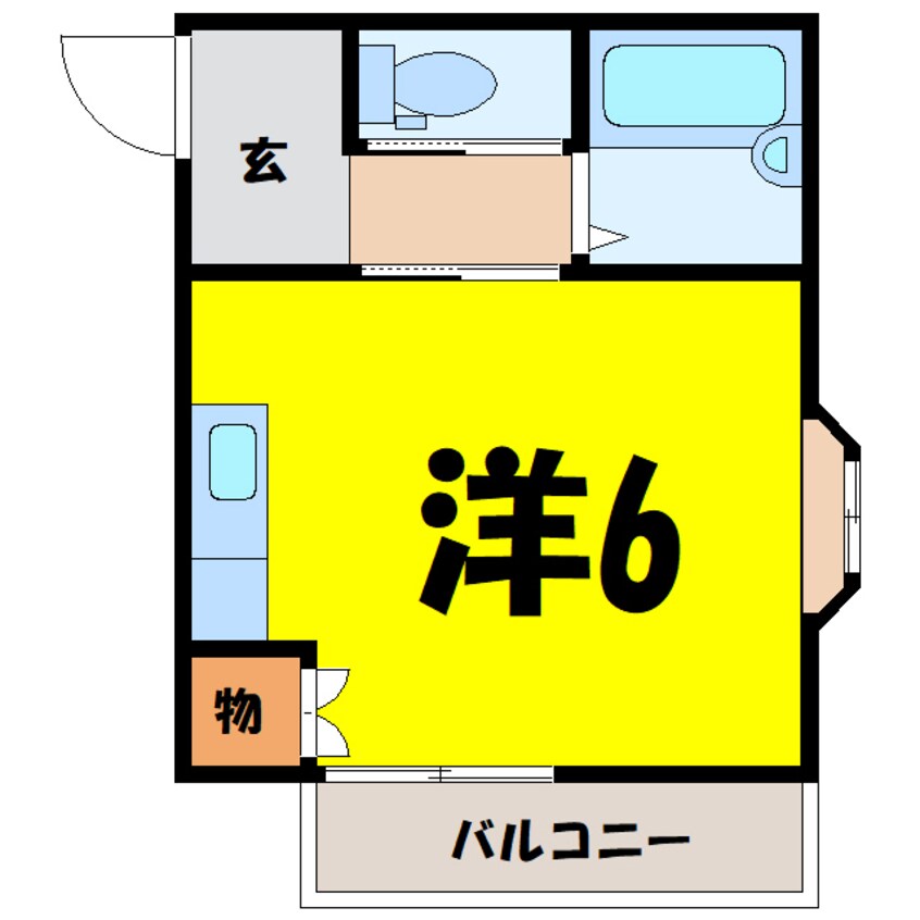 間取図 クレアールマンション（藤岡市上栗須）