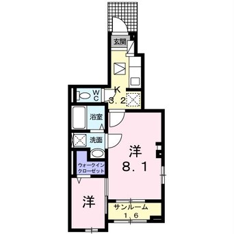 間取図 アルエットA/B（高崎市下之城町）