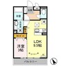 プライム パークス 1LDKの間取り