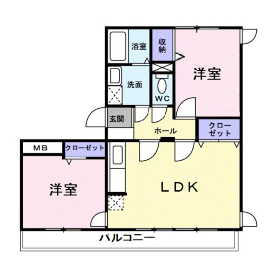 間取図 リゼ・クレスト（藤岡市藤岡）