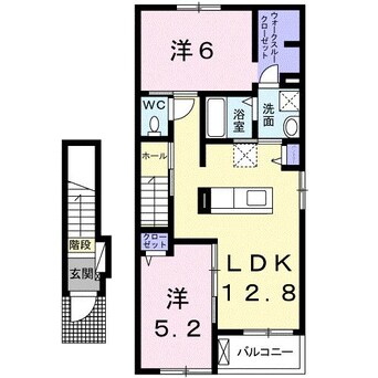 間取図 メゾン･ド･ジェルメ　Ⅰ/Ⅱ（高崎市菅谷町）