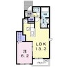 アルバⅡ/Ⅲ 1LDKの間取り