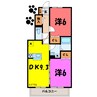 セジュールラソワ　A（藤岡市森） 2LDKの間取り