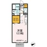 エクシブ高崎 1Rの間取り