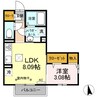 オペラハウス下之城（高崎市下之城町） 1LDKの間取り