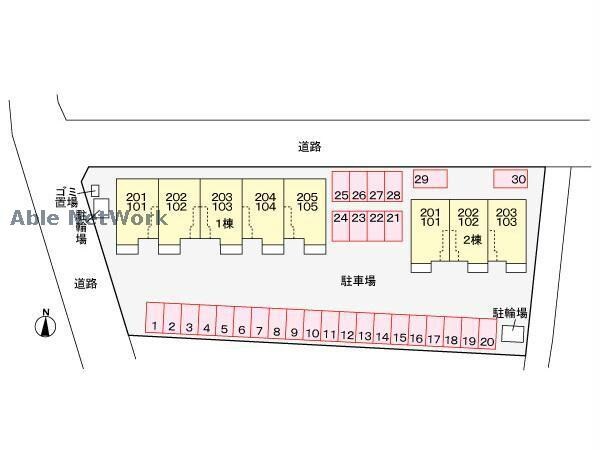  ホワイトレオニス玉村　A/B（玉村町大字樋越）