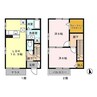 メゾンプレジール　C（高崎市菅谷町） 2LDKの間取り