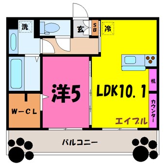 間取図 メゾンレジデンス（高崎市飯塚町）