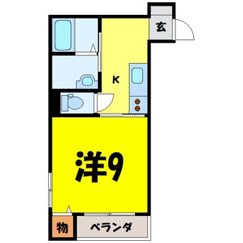 間取図 ベルフォーレ（高崎市新田町）