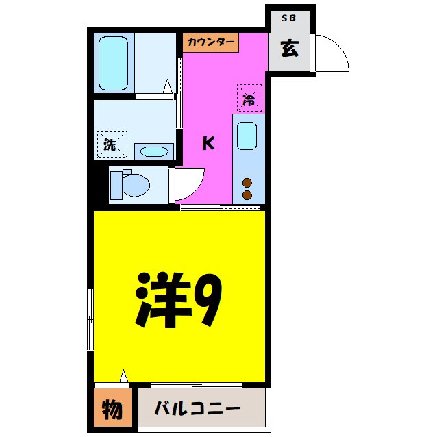 間取り図 ベルフォーレ（高崎市新田町）