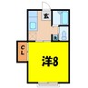 うらしまハイツ 1Kの間取り