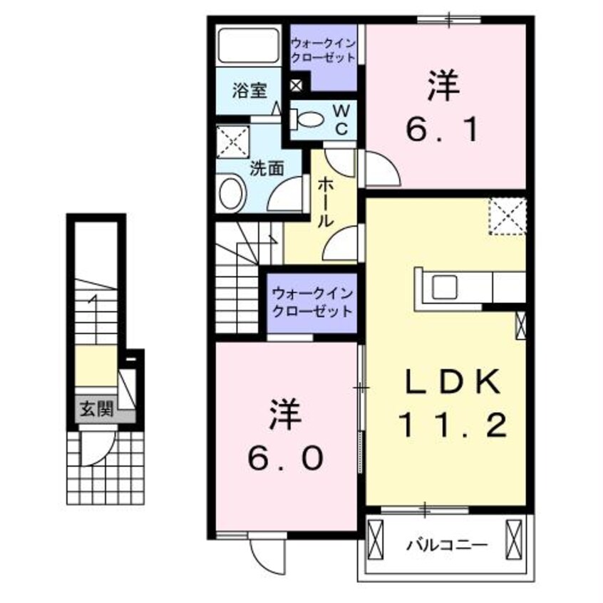 間取図 ライフエリート（藤岡市立石）