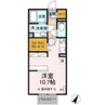 アナベルⅡ　 1Rの間取り