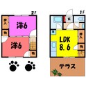 ラ・フォンテ榛東Ⅰ・Ⅱ・Ⅲの間取図