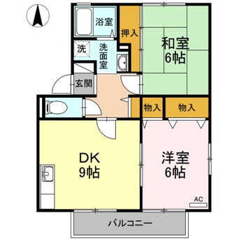 間取図 ハイツセリュー Ⅲ棟
