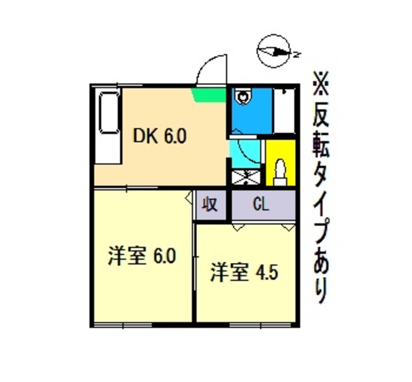 間取図 ローズハイツ