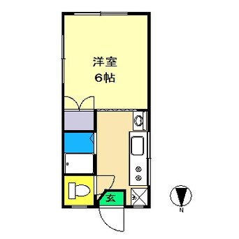 間取図 坂口マンション