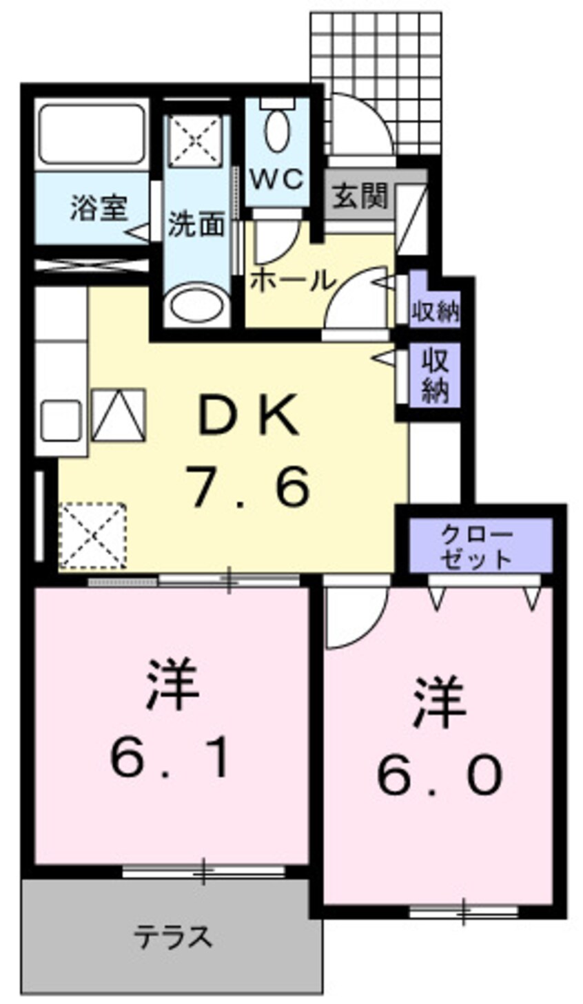 間取図 ローレンスハイツ