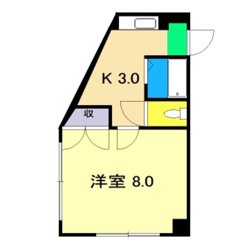 間取図 オレンジハウス(五台山)