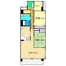 ヴィラコートSEI 2LDKの間取り