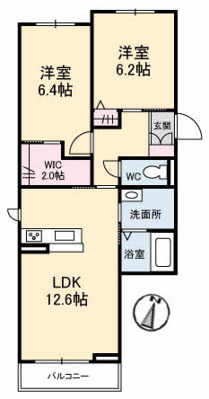 間取図 シャーメゾン カープ