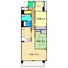 ヴィラコートSEI 2LDKの間取り