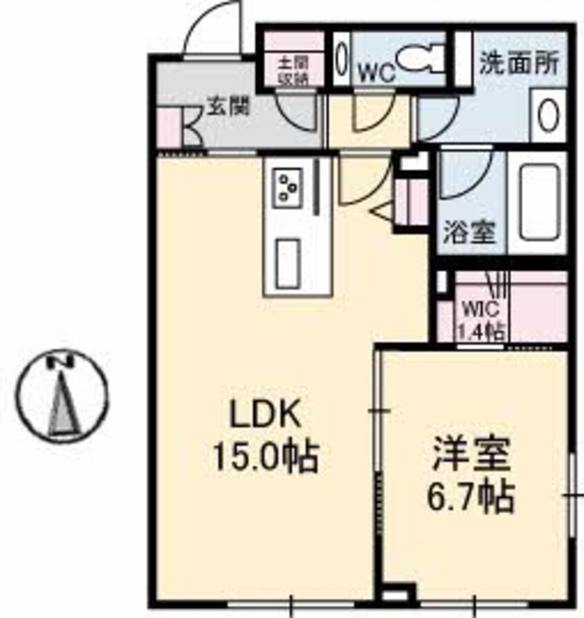 間取図 ベレオ ラ・カシータ