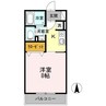 kanada A棟 1Kの間取り