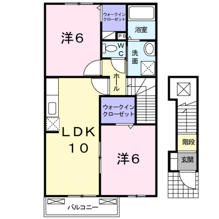 間取図 ボヌール・アヴニール　Ⅲ