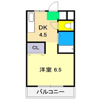 間取図 ジョイフル大川筋