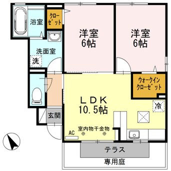 間取図 サンハイム青葉 A棟