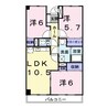 ＳＫＹ　ＭＡＮＳＩＯＮ 3LDKの間取り