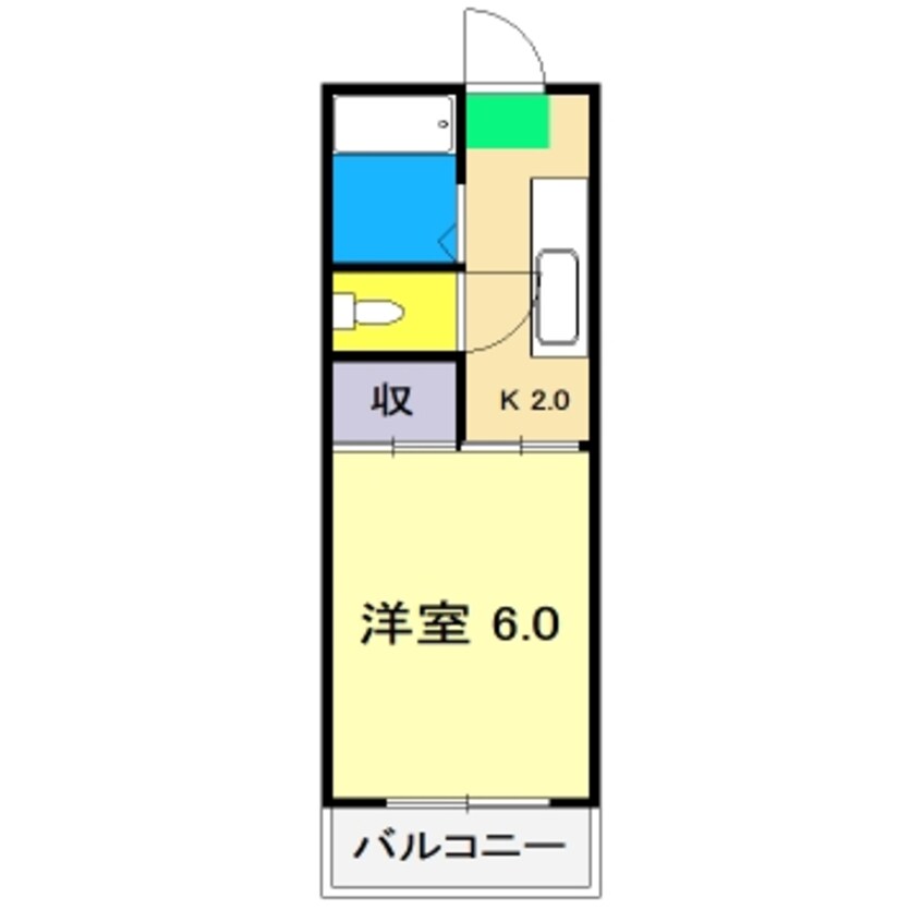 間取図 第10つくもコーポ