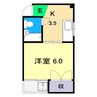 旭ビル 1Kの間取り