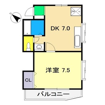 間取図 ノワール愛宕山
